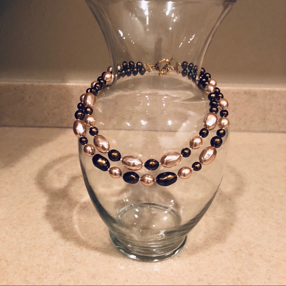 BRAND NEW Gold & Bronze Tone Necklace